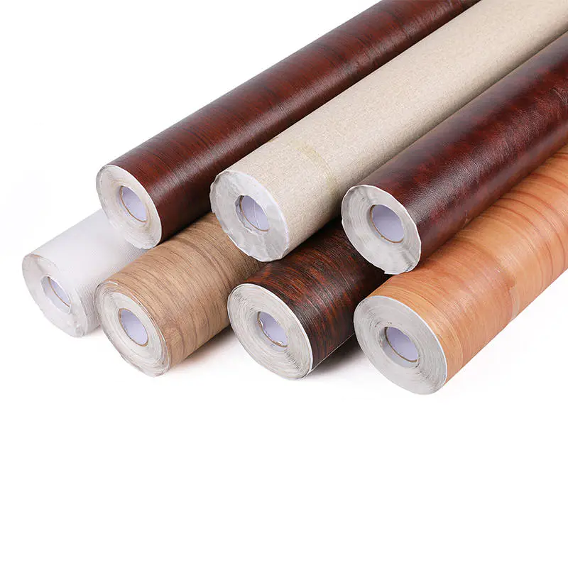 Giấy dán vân gỗ với lớp phủ mặt sau nổi 3D
